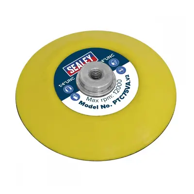 Sealey PTC75VA Hook-And-Loop Backing Pad Ø71Mm 1/4inUnc