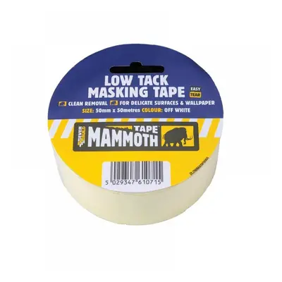 Everbuild Sika 486864 Low Tack Masking Tape 50Mm X 25M