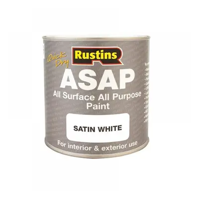 Rustins ASAPWH500 Asap Paint White 500Ml