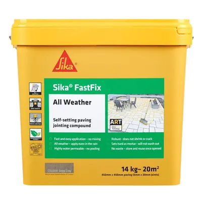 Sika Fastfix All Weather Deep Grey 14Kg