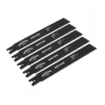 Sealey WPS1002 Pipe Saw Blade 200 X 25 X 1.7Mm 8Tpi - Pack Of 5