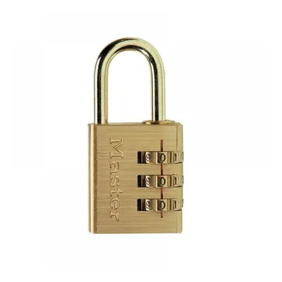 Master Lock 630EURD Brass Finish 30Mm 3-Digit Combination Padlock