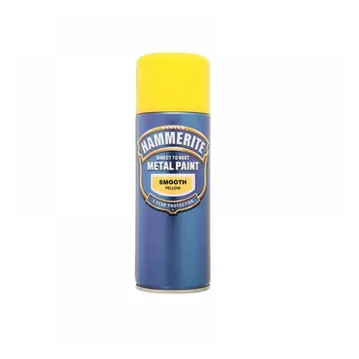 Hammerite 5092968 Direct To Rust Smooth Finish Aerosol Yellow 400Ml