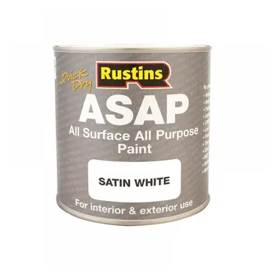 Rustins ASAPWH250 Asap Paint White 250Ml