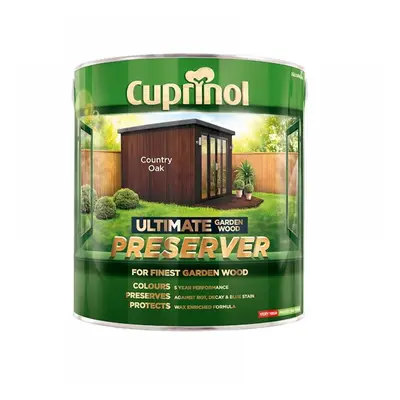 Cuprinol 5206086 Ultimate Garden Wood Preserver Country Oak 4 Litre