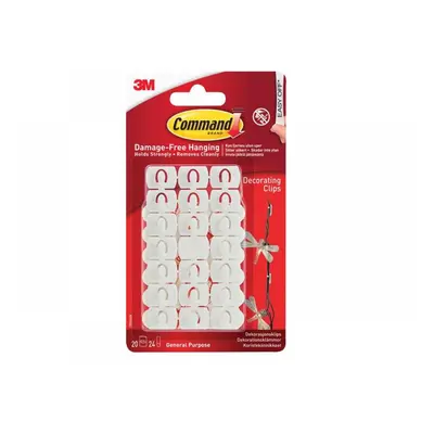 Command™ 17026 White Decorating Clips (Pack 20)