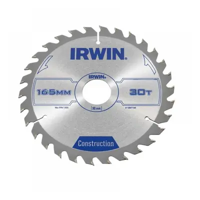 Irwin® 1897194 Construction Circular Saw Blade 165 X 30Mm X 30T Atb