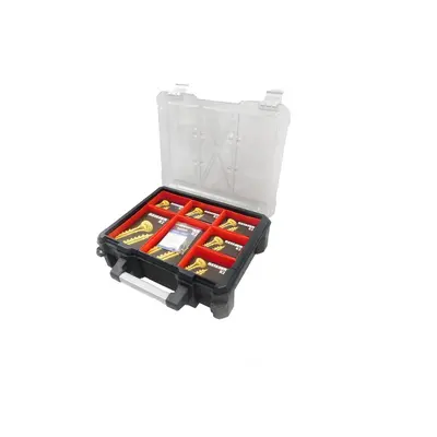 Reisser SC.417.MYR2 1220 Piece Assorted R2 Pozi Countersunk Woodscrew Pack In Plastic Sorta Case