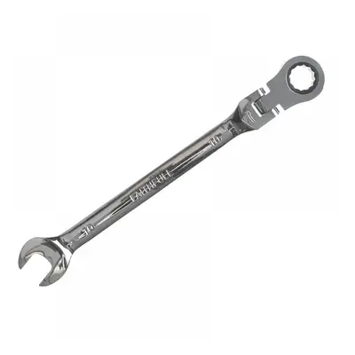 Faithfull SJW6110 Ratchet Combination Spanner Flex Head Cv 10Mm