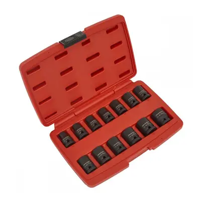 Sealey AK5614M Impact Socket Set 13Pc 1/2inSq Drive 12-Point