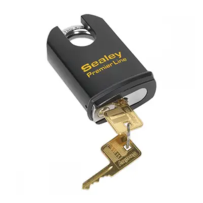 Sealey PL503S Steel Body Padlock Shrouded Shackle 61Mm