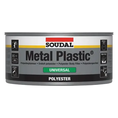 Soudal Metal Plastic Universal Green 2Kg tin 6