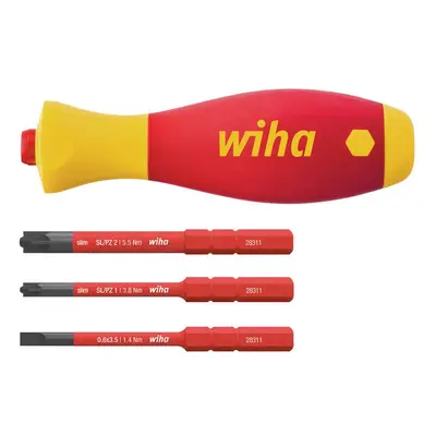 Wiha 43449 Softfinish® Electric Slimvario Screwdriver Set 4 Piece