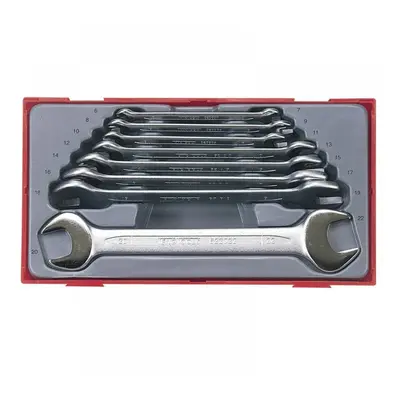 Teng Tt6208 Metric Open End Spanner Set 8 Piece