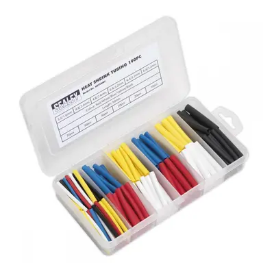 Sealey HST50MC Heat Shrink Tubing Assortment 190Pc 50Mm Mixed Colours