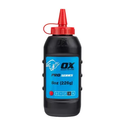 Ox Tools OX-P025701 Ox Pro Chalk Refill 226G - Red EA