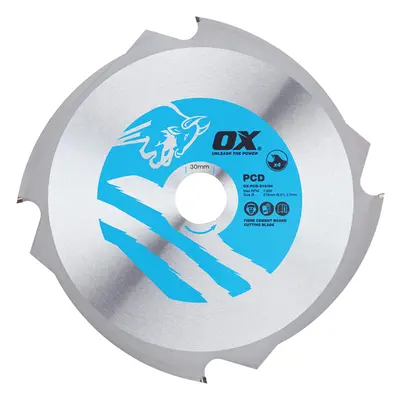 Ox Tools OX-PCD-190/30 Ox Fibre Cement Cutting Blade - 4 Teeth - 190/30Mm EA