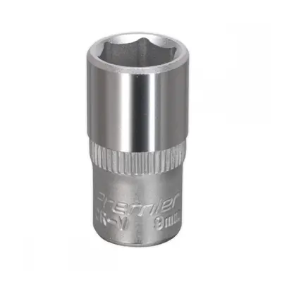 Sealey S1409 Walldrive® Socket 9Mm 1/4inSq Drive