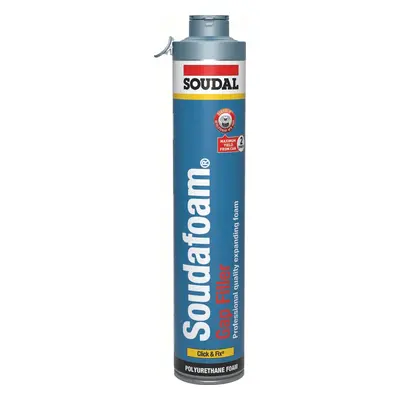 Soudal Soudafoam® Gap Filler Click & Fix®* Champagne 750Ml canister 6