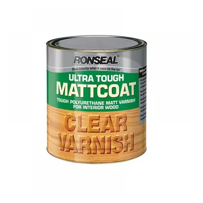 Ronseal 09056 Ultra Tough Internal Clear Mattcoat Varnish 750Ml