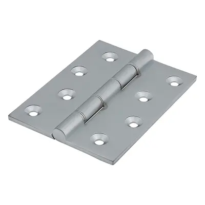 Timco 234210 Double Stainless Steel Washered Hinges - Solid Brass - Satin Chrome 102 X 75