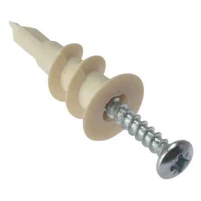 Fandf NSP421 Cavity Wall Anchor - Nylon 4.5X35Mm Screw (Box Of 100)