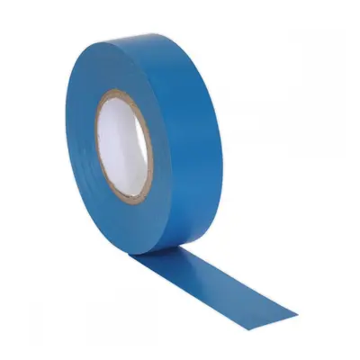 Sealey ITBLU10 Pvc Insulating Tape 19Mm X 20M Blue Pack Of 10