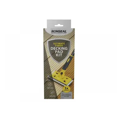 Ronseal 39128 Ultimate Finish Decking Pad Kit