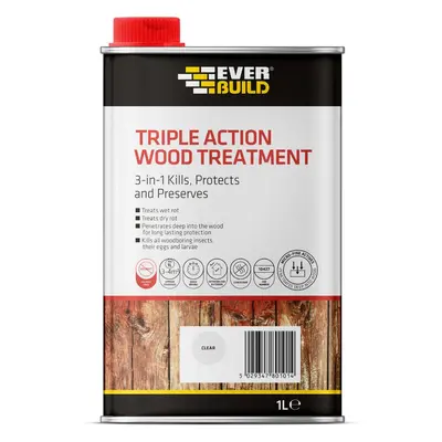 Everbuild Triple Action Wood Treatment 1L