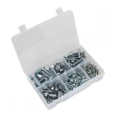 Sealey AB048SS Setscrew Assortment 150Pc Metric M5-M10 High Tensile