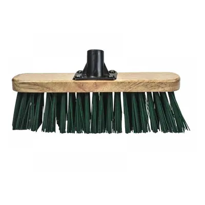 Faithfull Stiff Green Broom Head 300Mm (12In) Threaded Socket