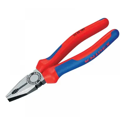 Knipex 03 02 180 SB Combination Pliers Multi-Component Grip 180Mm