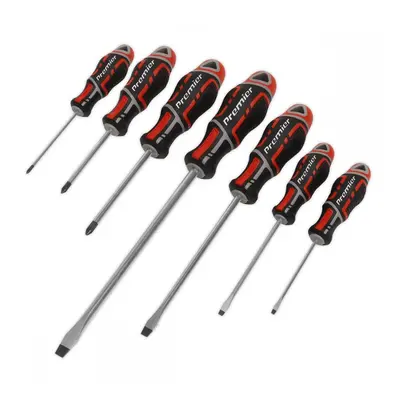 Sealey AK4321 Screwdriver Set 7Pc Gripmax® - Red