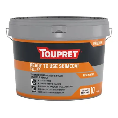 Toupret Ready To Use Skimcoat Filler 10Kg TTEGFAP10SOGB