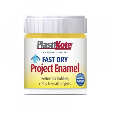 Plastikote 440012 Fast Dry Enamel Paint B12 Bottle Buttercup Yellow 59Ml