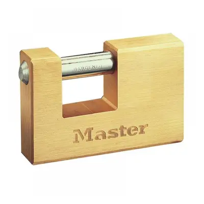 Master Lock 606EURD Rectangular 63Mm Solid Brass Body Shutter Padlock