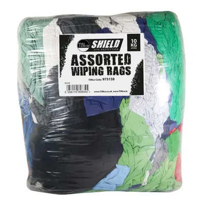 Timco 973138 Assorted Wiping Rags 10Kg