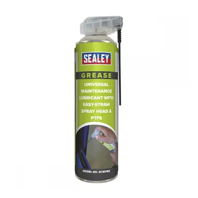 Sealey SCS018S Universal Maintenance Lubricant With Easy-Straw Spray Head & Ptfe 500Ml