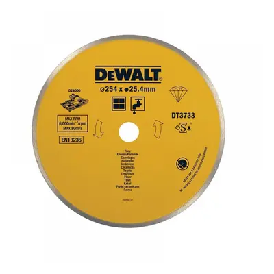 Dewalt DT3733-XJ Ceramic Diamond Tile Blade 254 X 25.4Mm