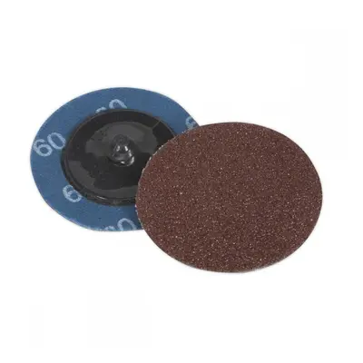 Sealey PTCQC5060 Quick-Change Sanding Disc Ø50Mm 60Grit Pack Of 10