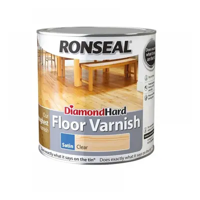 Ronseal 32582 Diamond Hard Floor Varnish Gloss 2.5 Litre