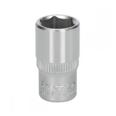 Sealey S1410 Walldrive® Socket 10Mm 1/4inSq Drive