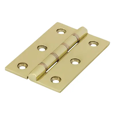 Timco 234158 Double Phosphor Bronze Washered Hinges - Solid Brass - Polished Brass 76 X 50