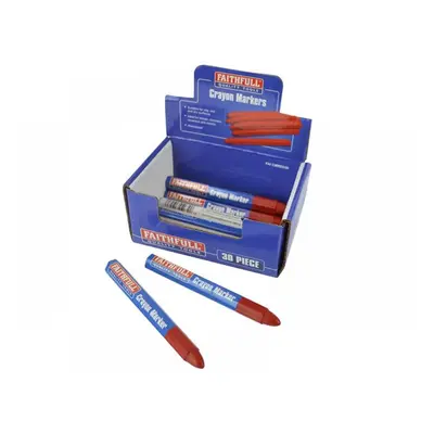 Faithfull Crayon Marker Red (Cdu 30)