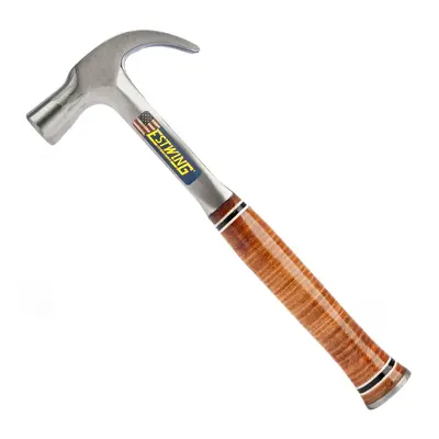 Estwing E24C Curved Claw Hammer With Leather Grip 24Oz