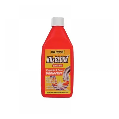 Kilrock KB500 Kil-Block Original Plughole & Drain Unblocker 500Ml