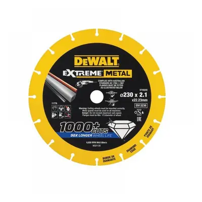 Dewalt DT40255-QZ Extreme Metal Cut Off Saw Blade 230 X 22.23 X 2.10Mm