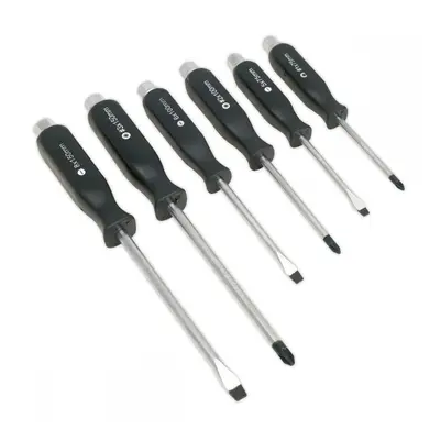 Sealey S0535 Screwdriver Set 6Pc Hammer-Thru