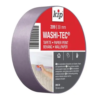 Kip® 222546 209 Premium Low Tack Washi-Tec® Masking Tape 30Mm X 50M