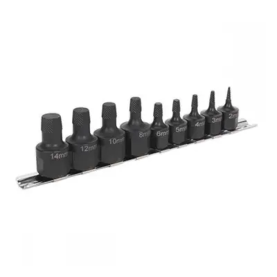 Sealey AK7222 Stud Extractor Set 9Pc